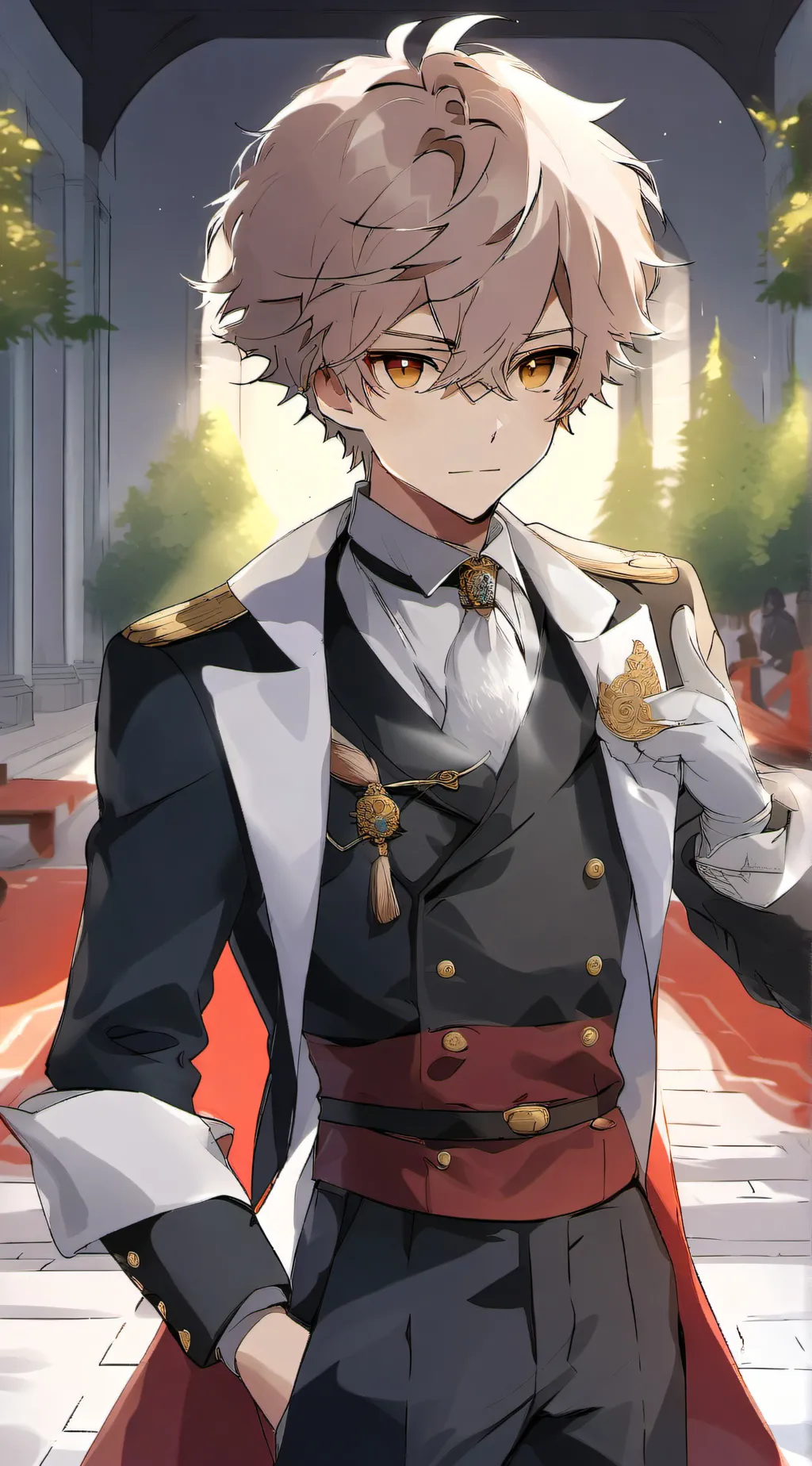 ai character: chalie the prince  background