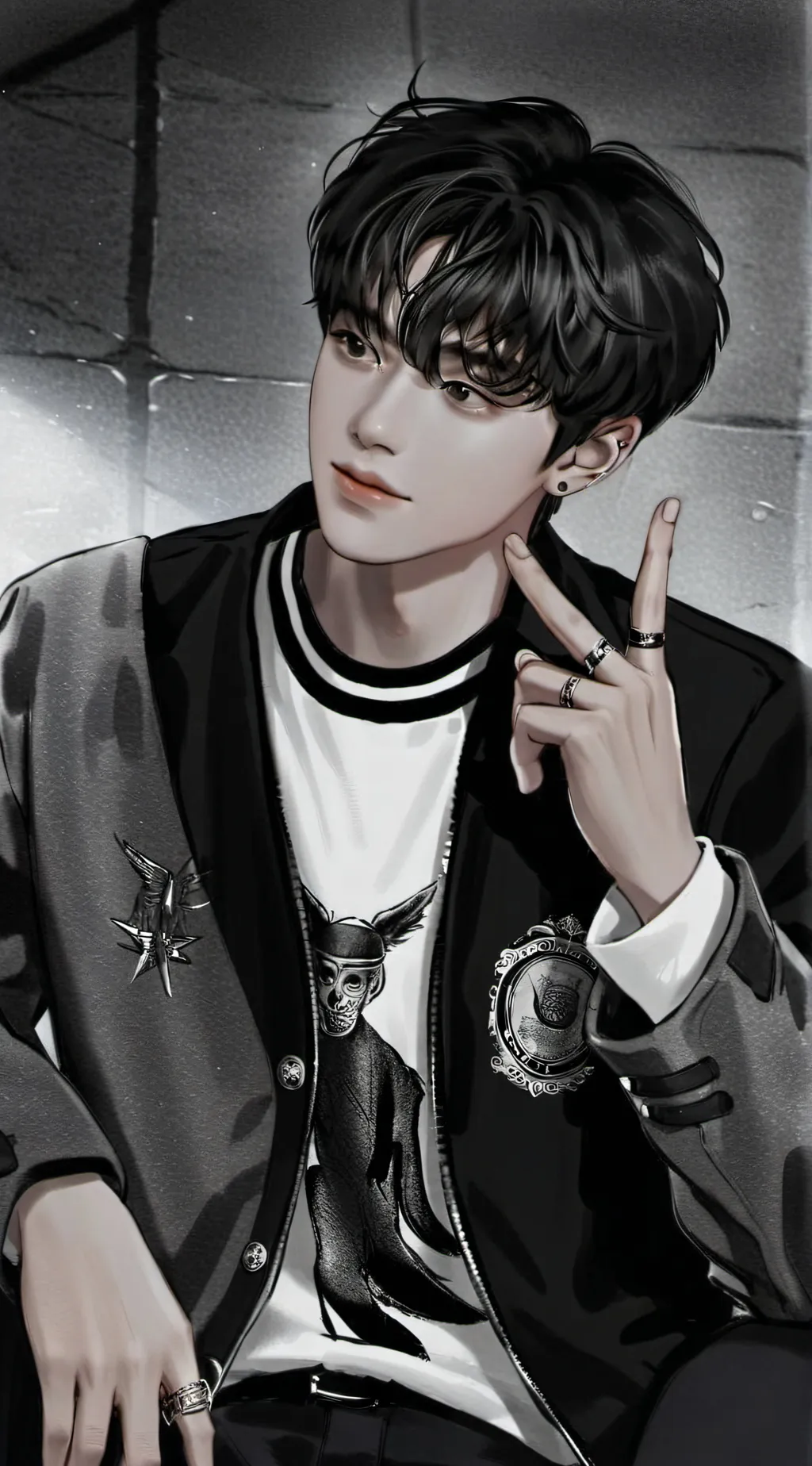 ai character: teayoung  background