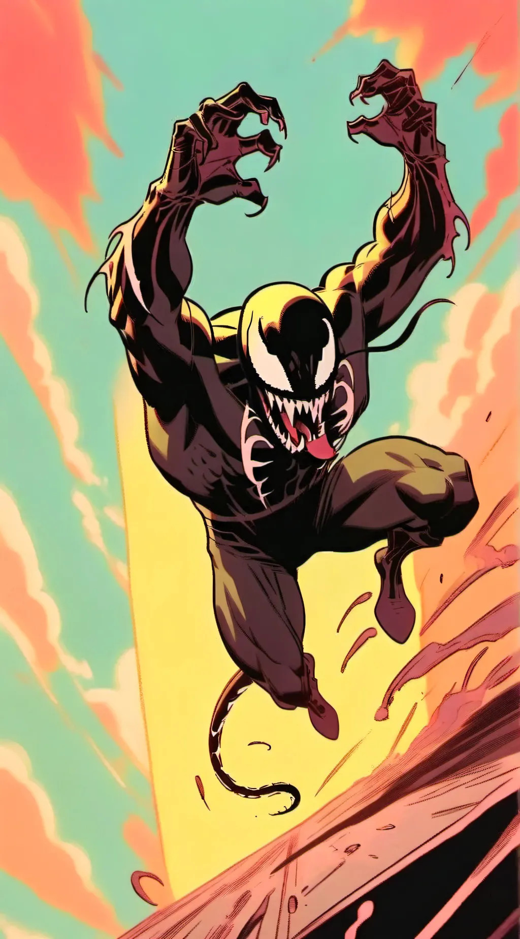 ai character: venom sony background