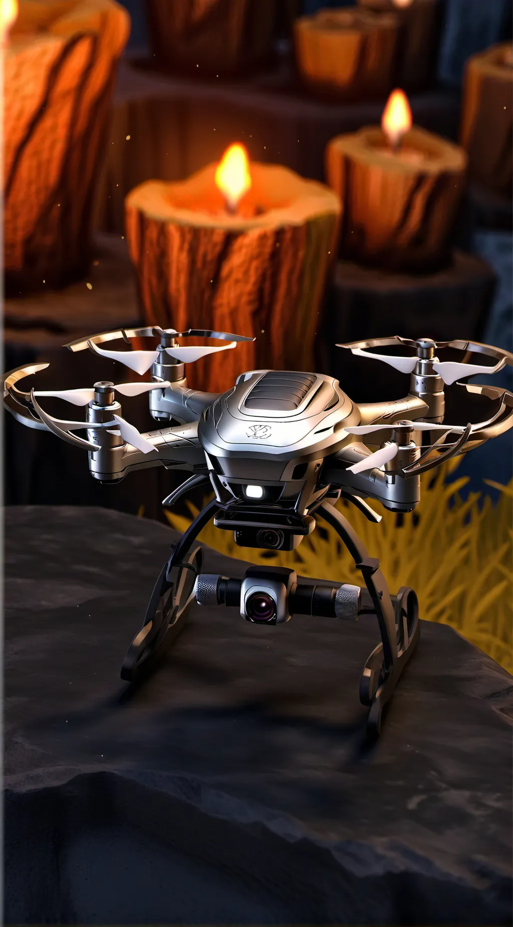 ai character: muder drones love  background