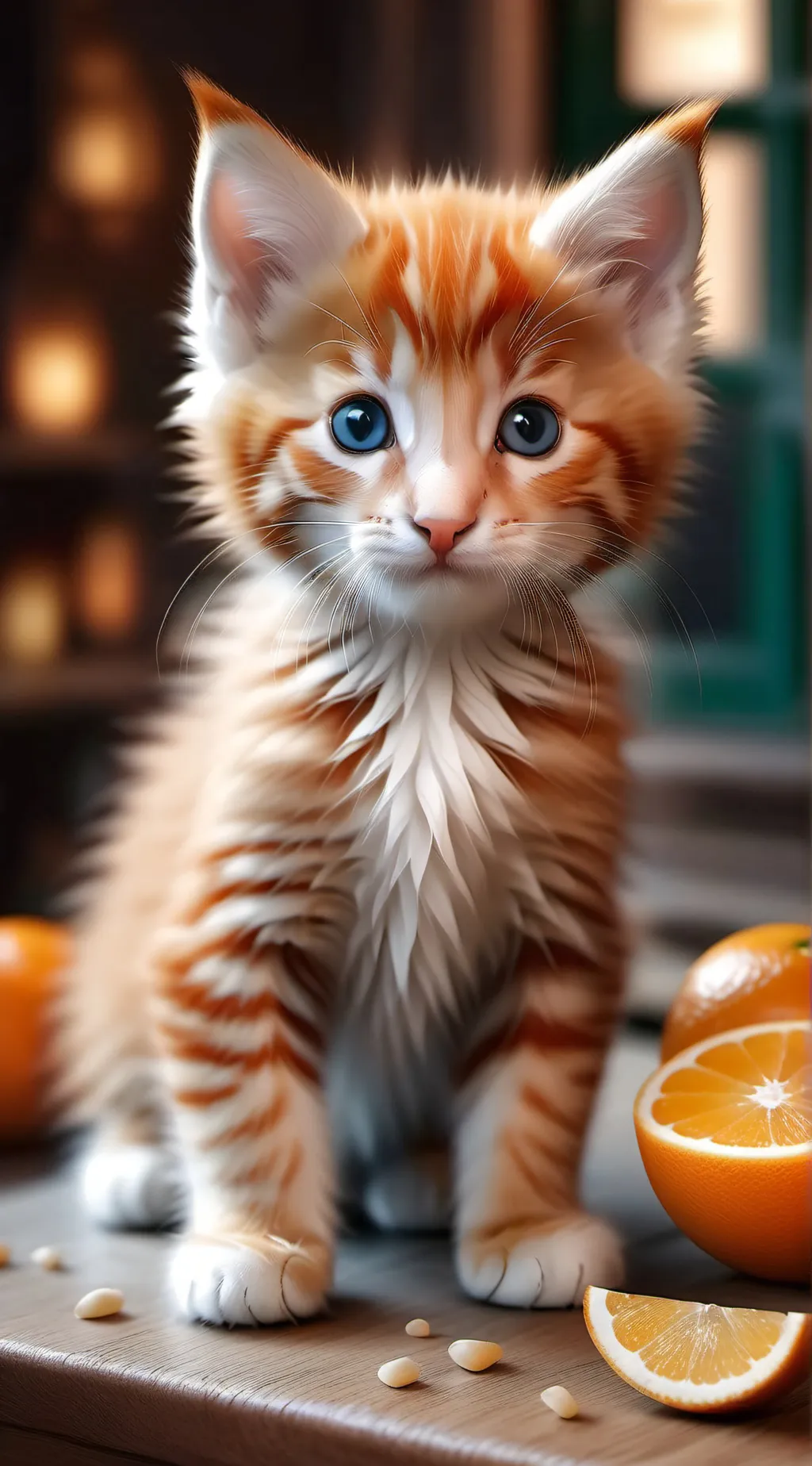 ai character: Kitten background