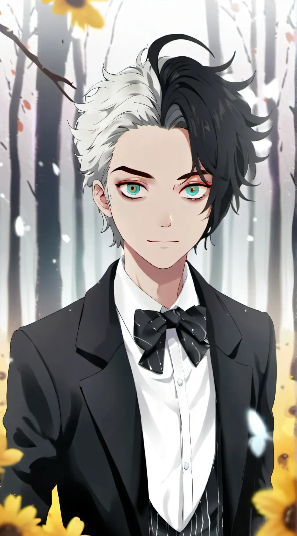 ai character: Beetlejuice  background