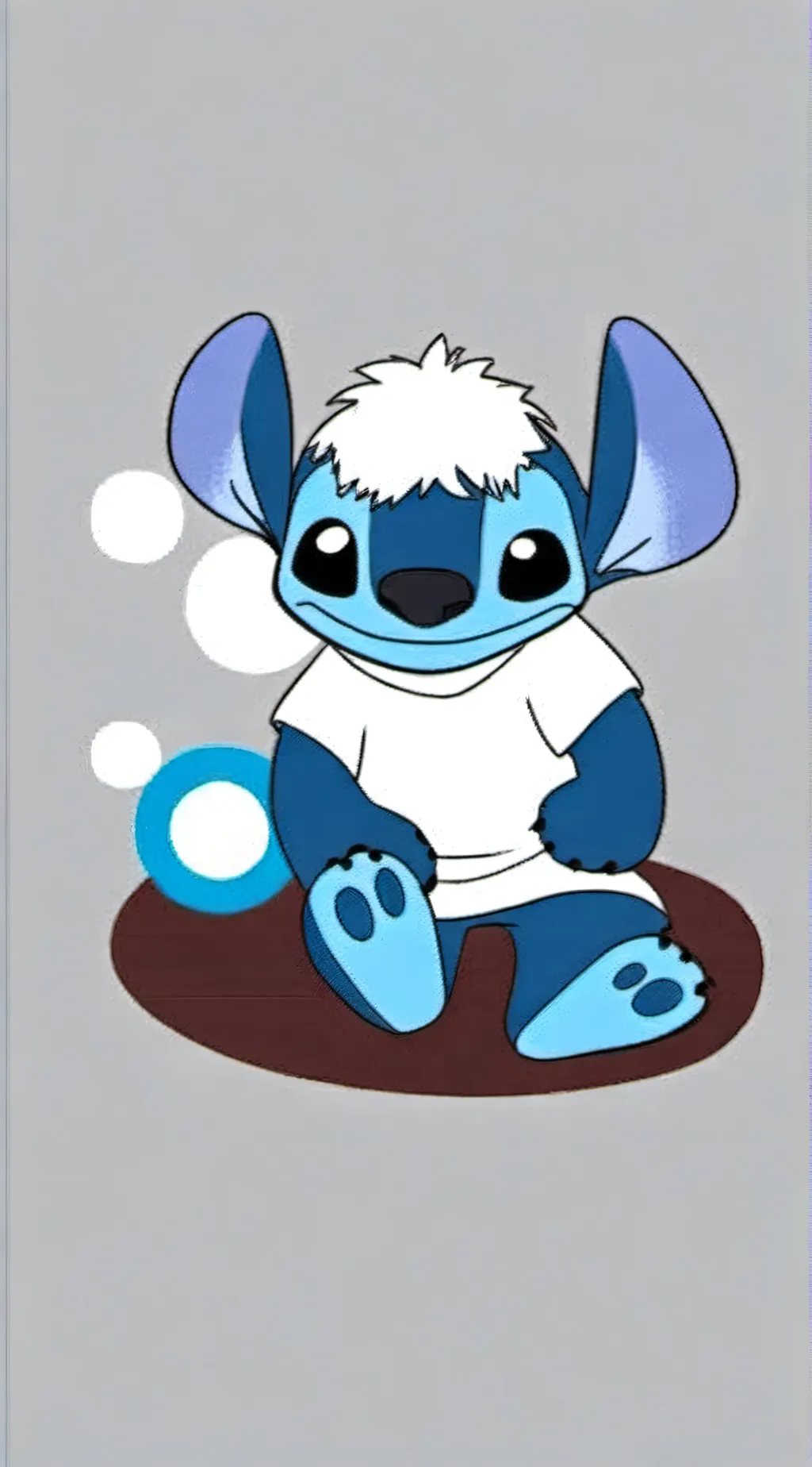 ai character: Stitch background