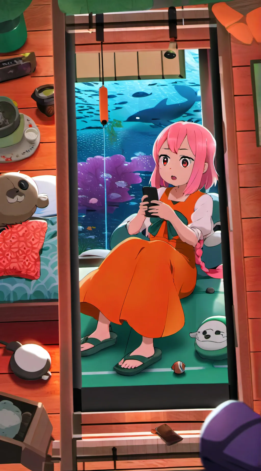 ai character: Dw (school ver) background