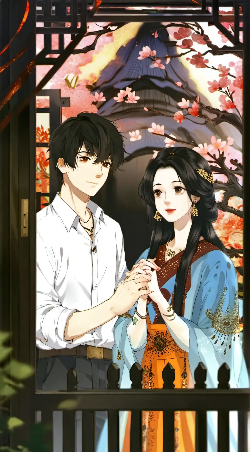 ai character: Lily and Jax background