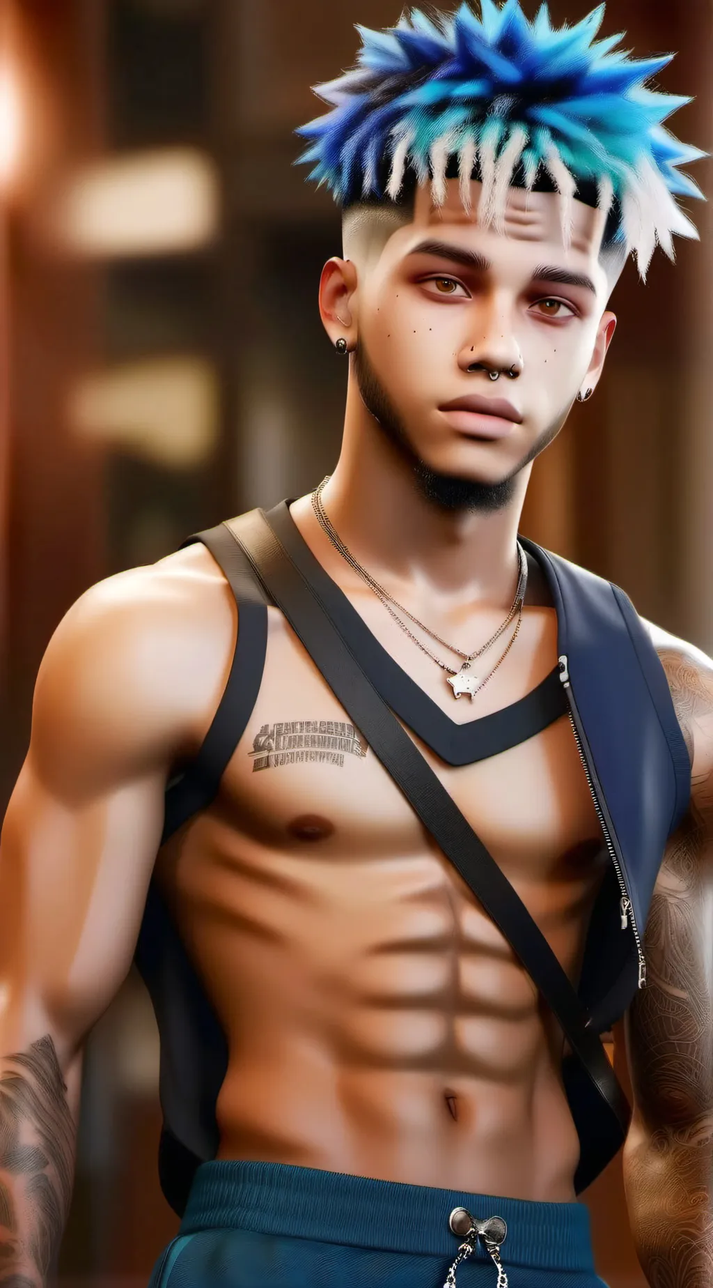 ai character: XXXTENTACION  background