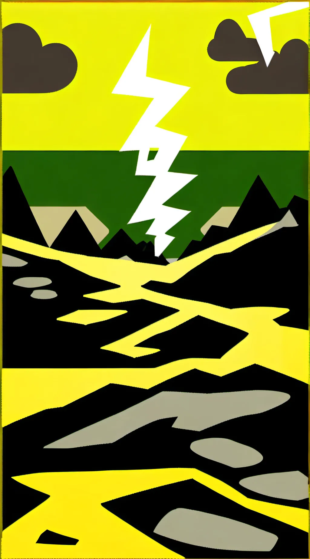 ai character: Lightning background