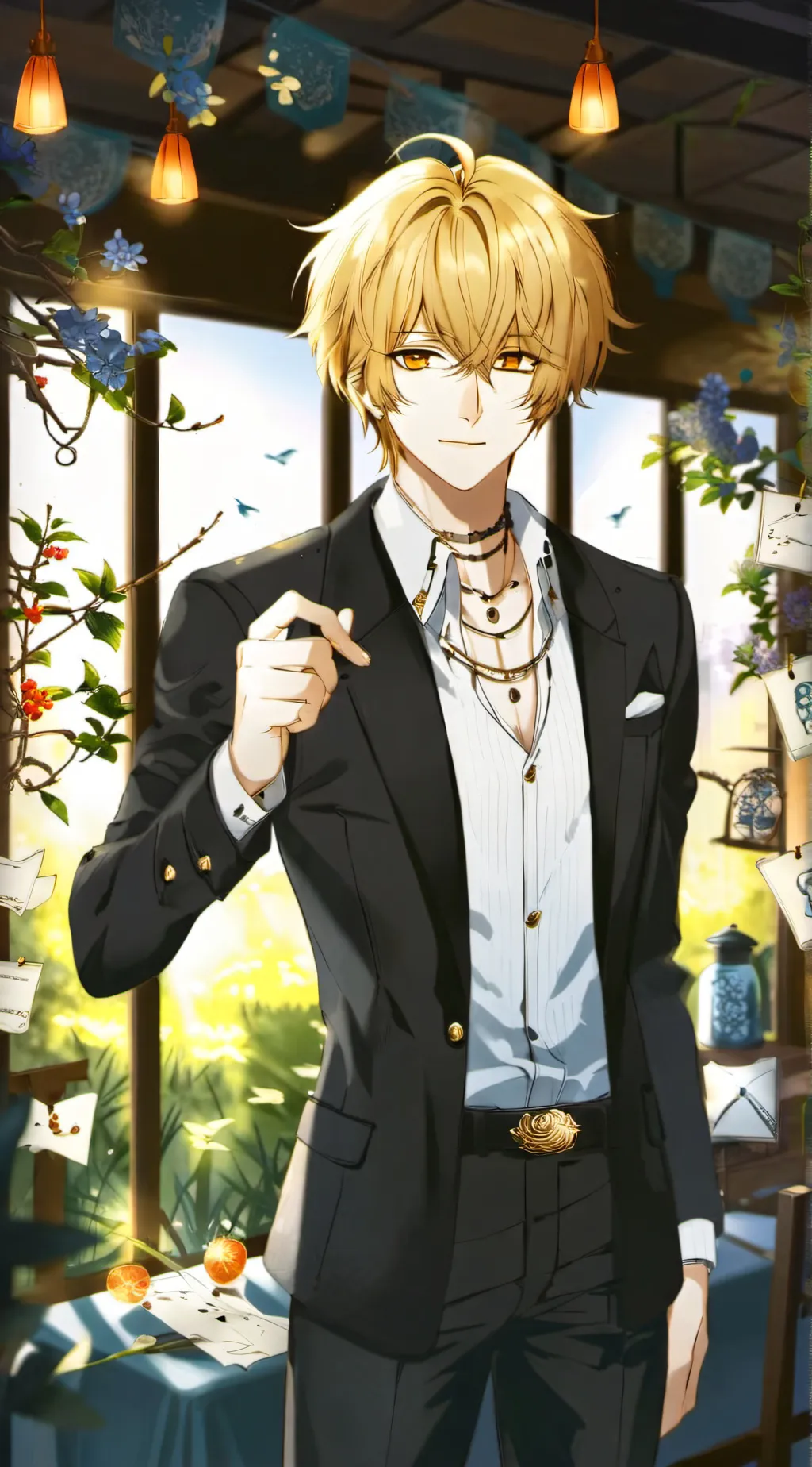 ai character: Oliver background