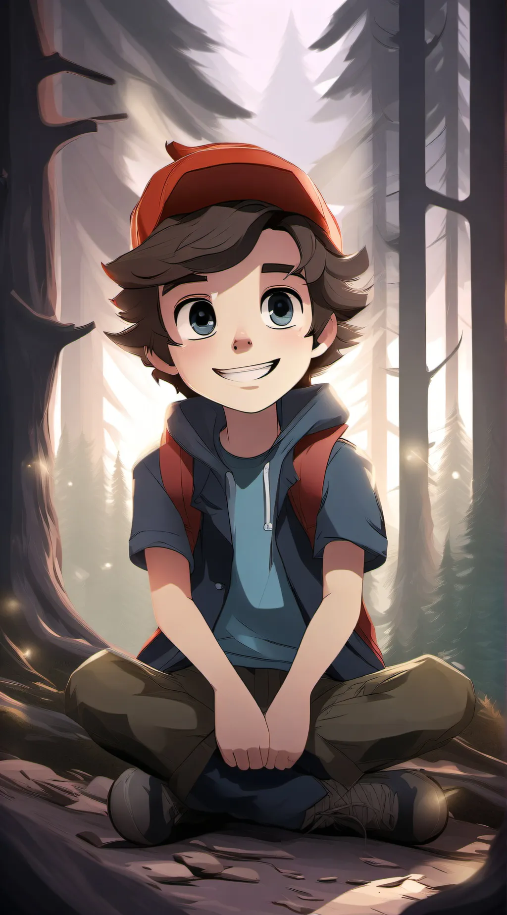 ai character: Dipper x Bill background