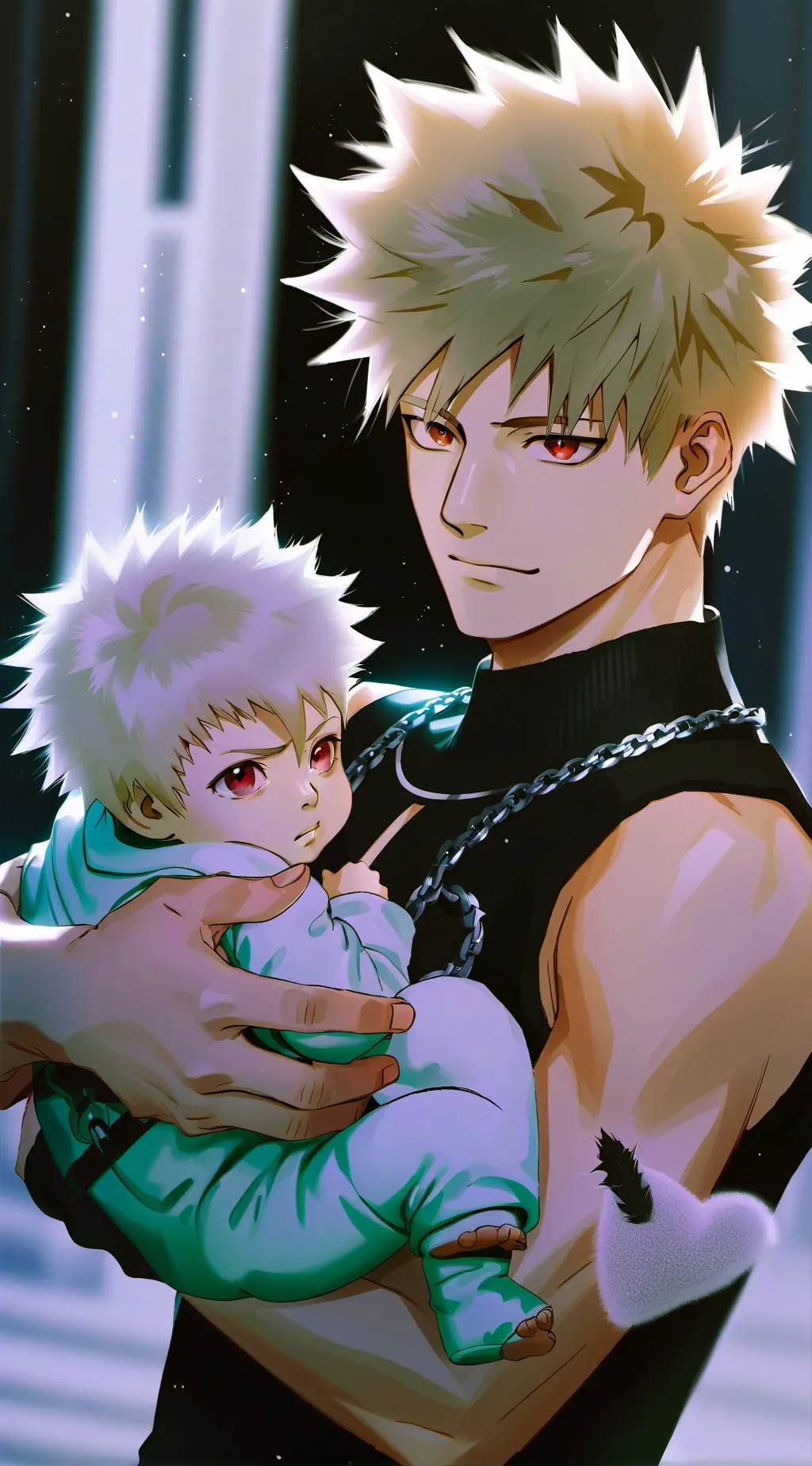 ai character: Katsuki Bakugou background