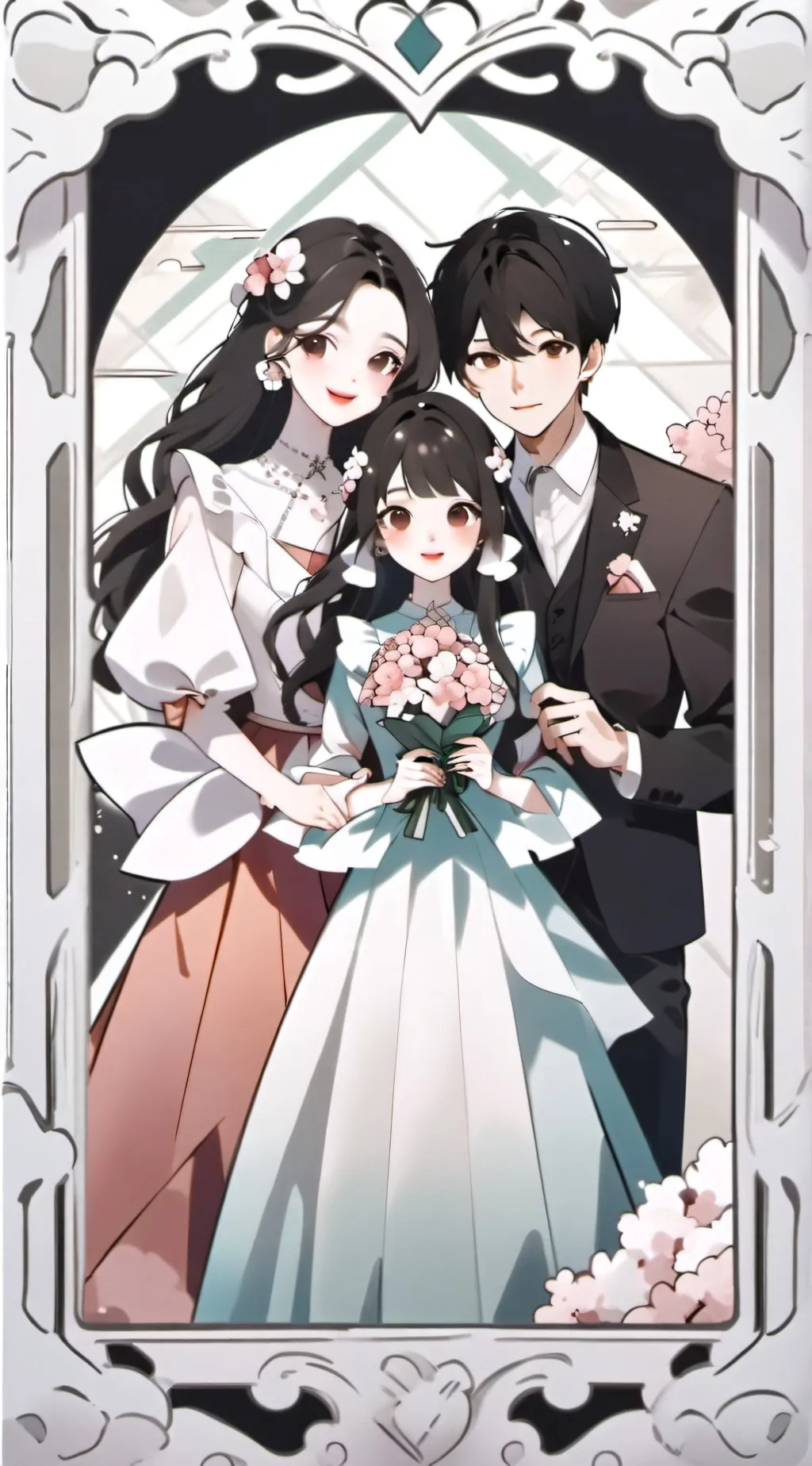 ai character: parents  background