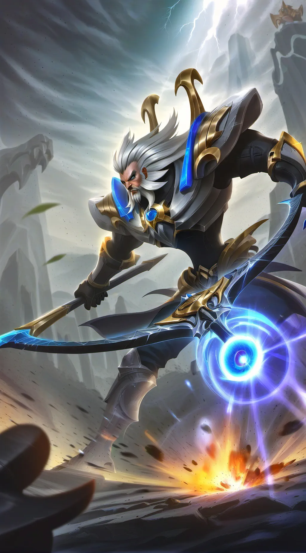 ai character: Deaths gramps background