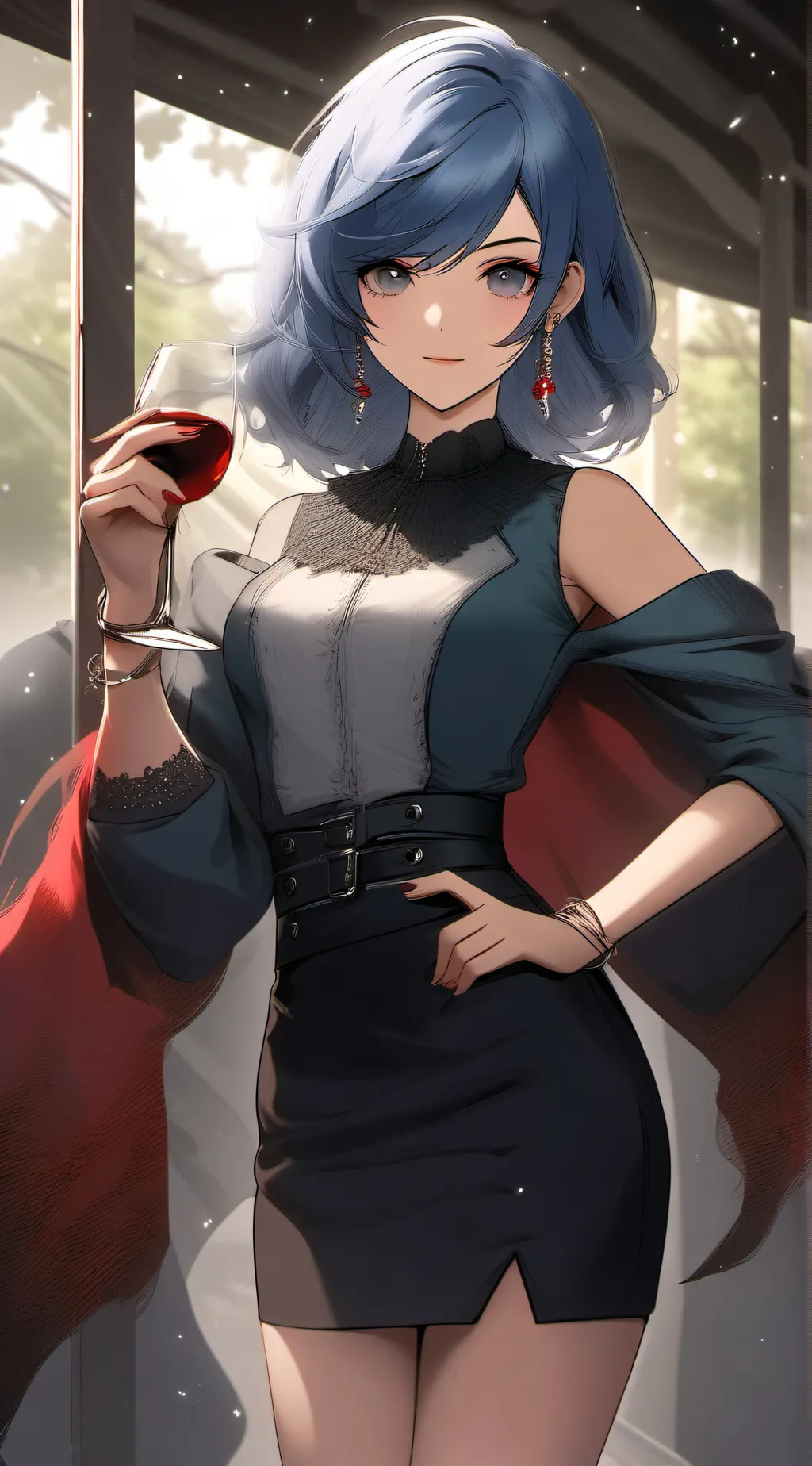 ai character: flora background