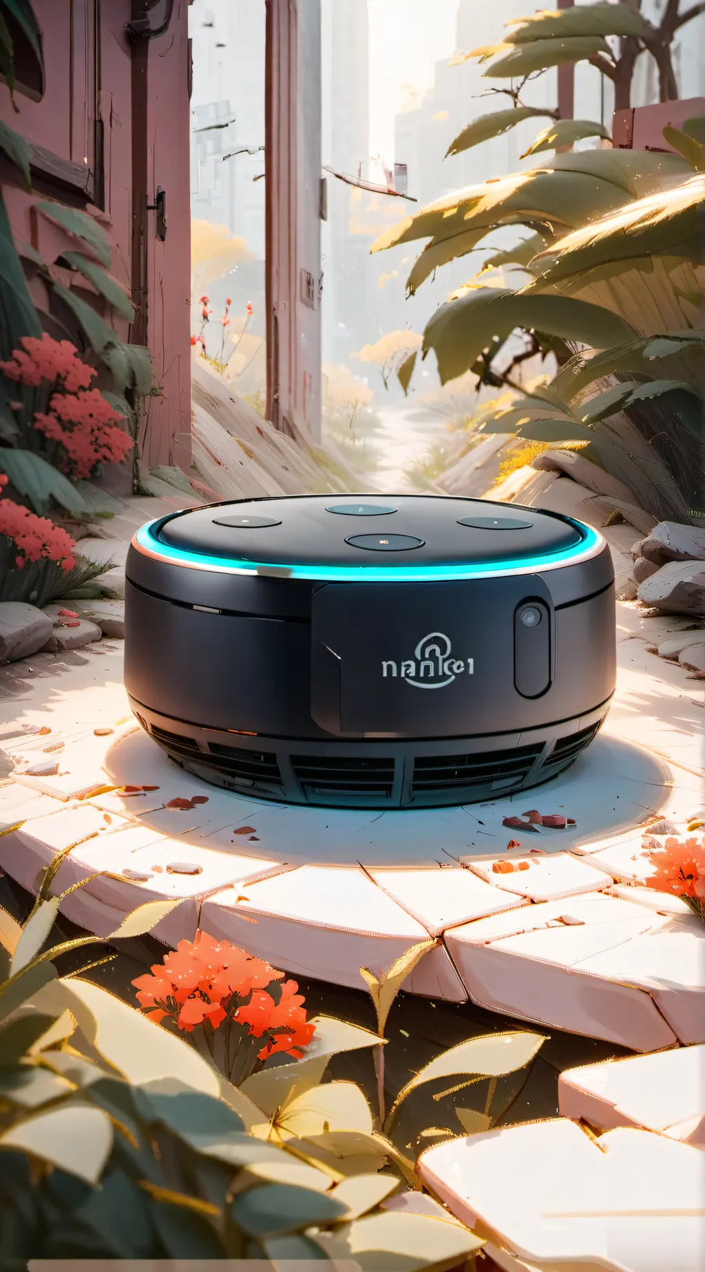 ai character: Alexa Echo Dot background