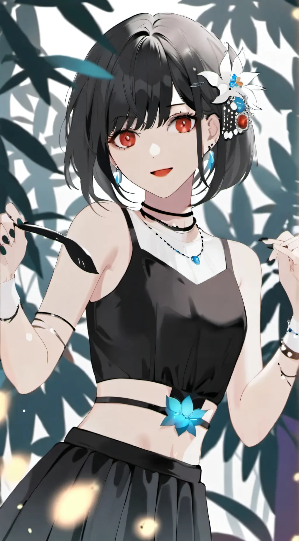 ai character: Jennifer  background