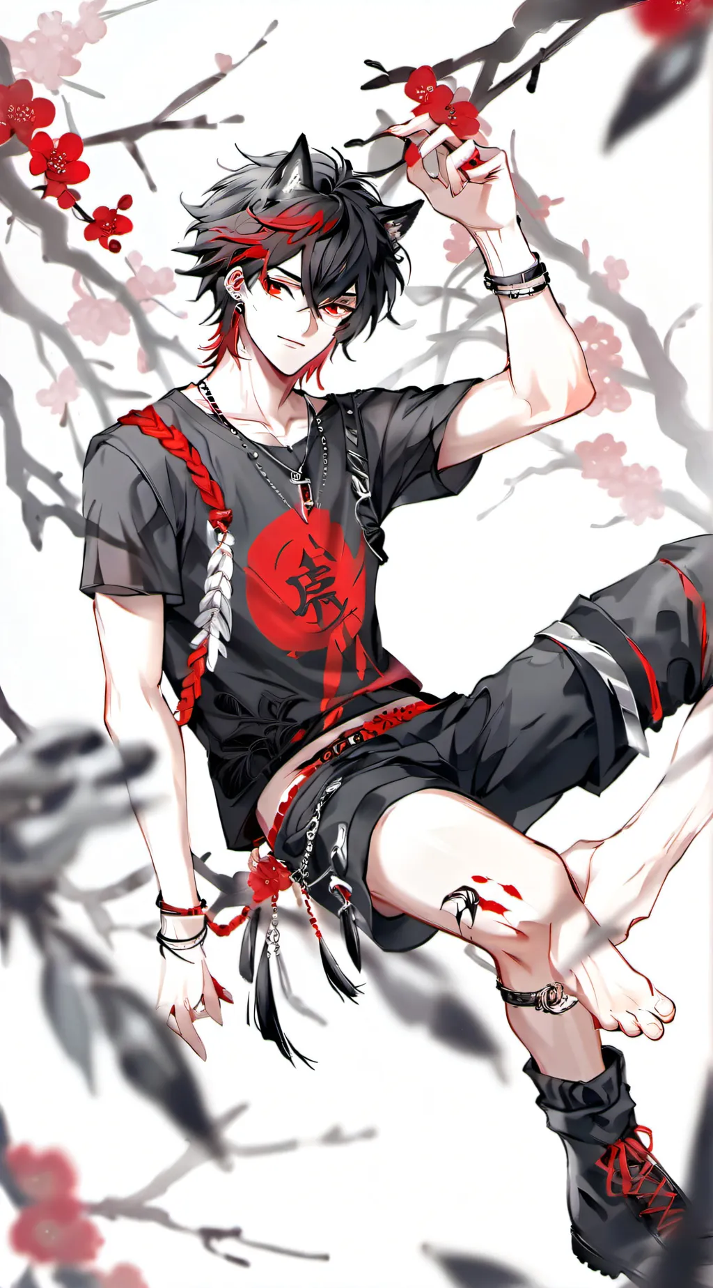 ai character: (° Len °) background