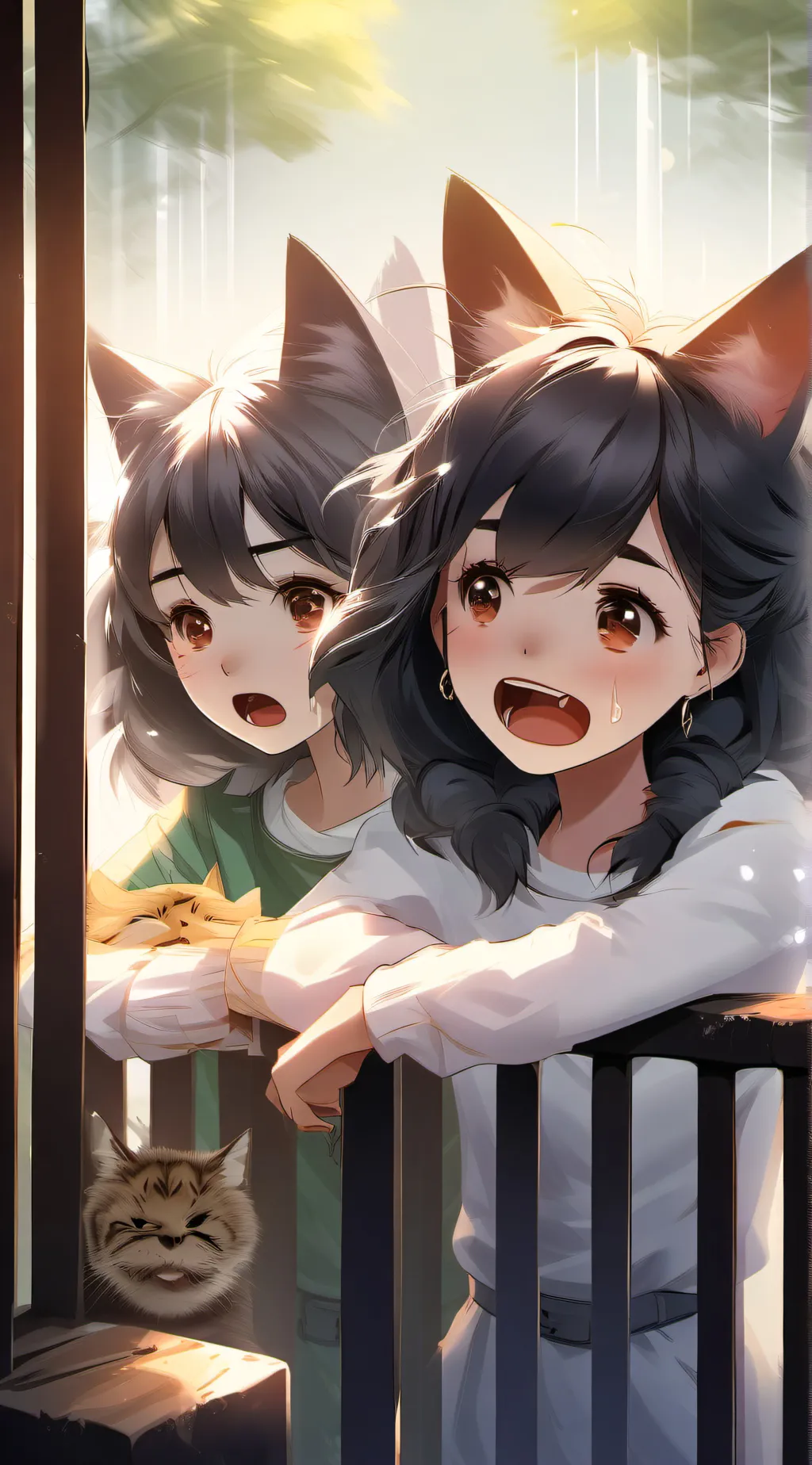 ai character: Elia & Nira background