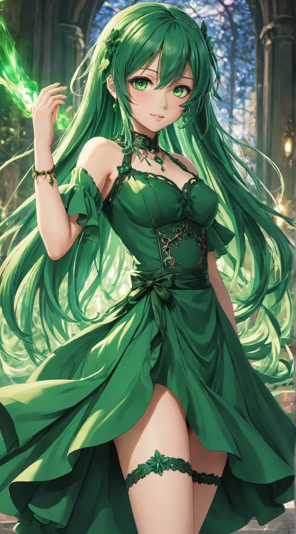 ai character: Tatsumaki  background