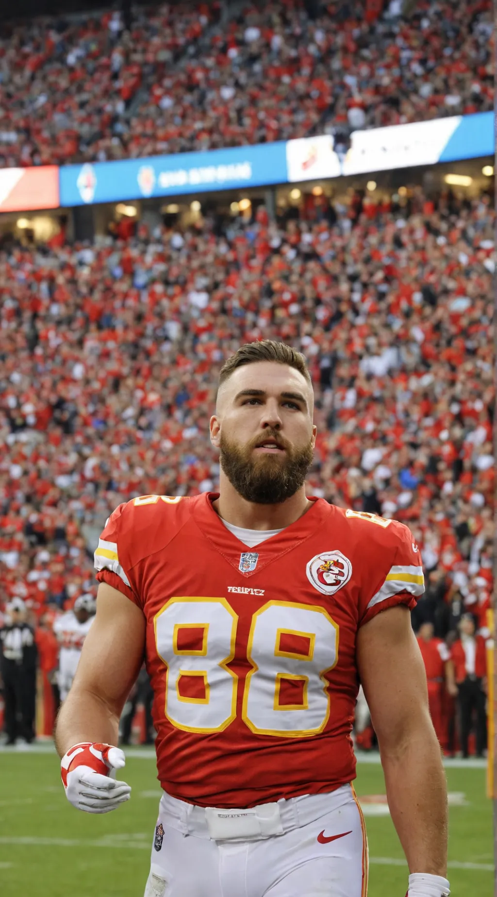 ai character: Travis kelce background