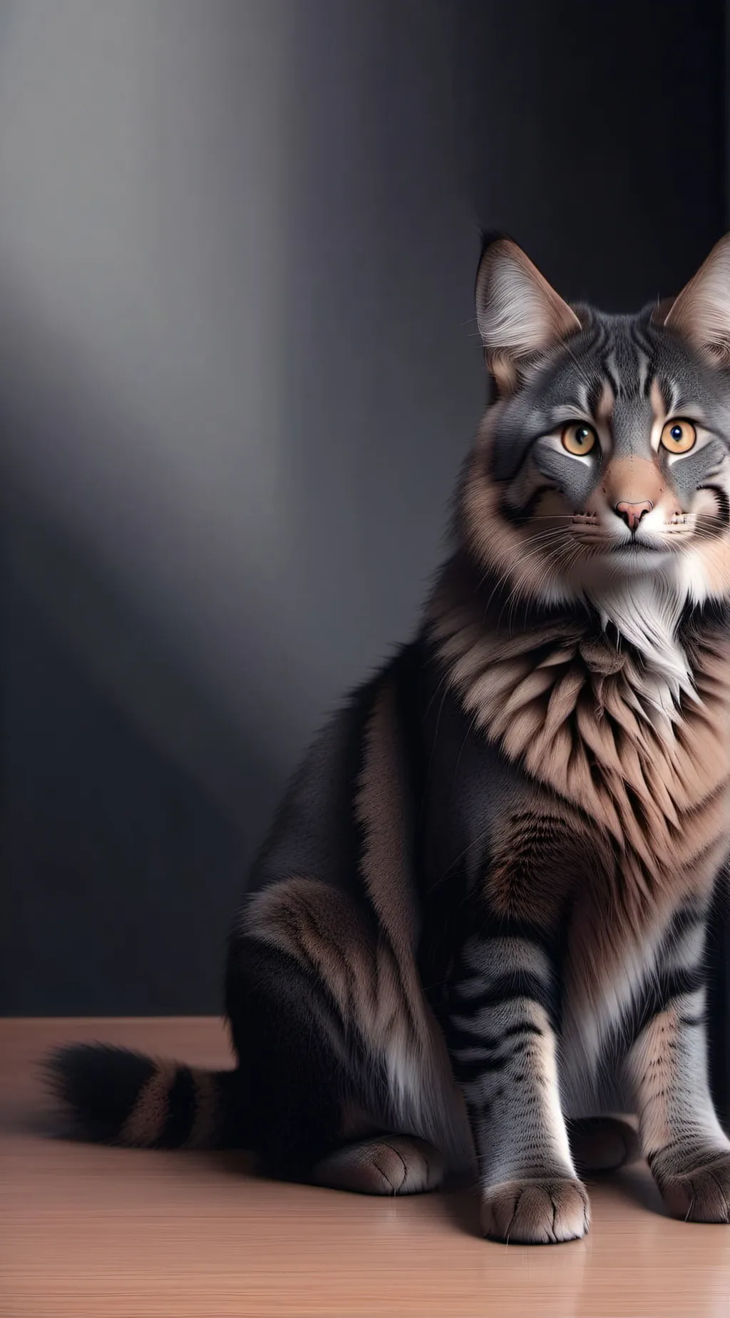 ai character: Face reavel background