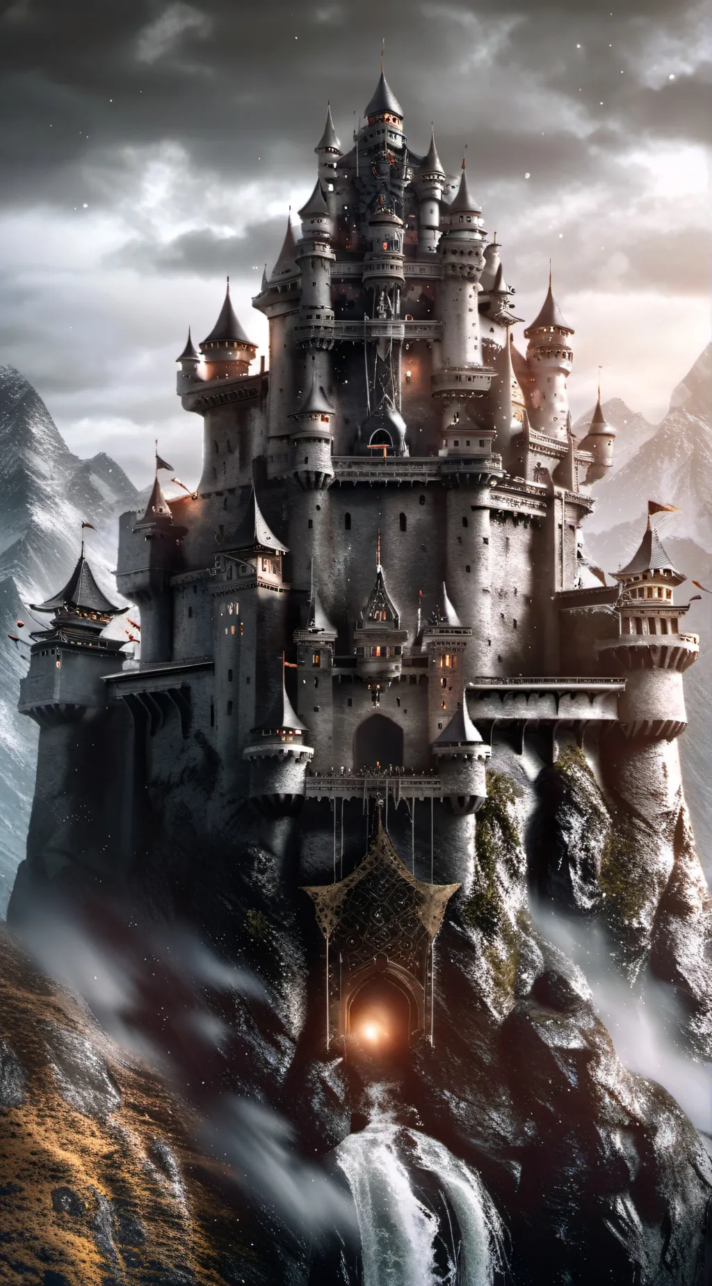 ai character: UnderMined Sans AU background