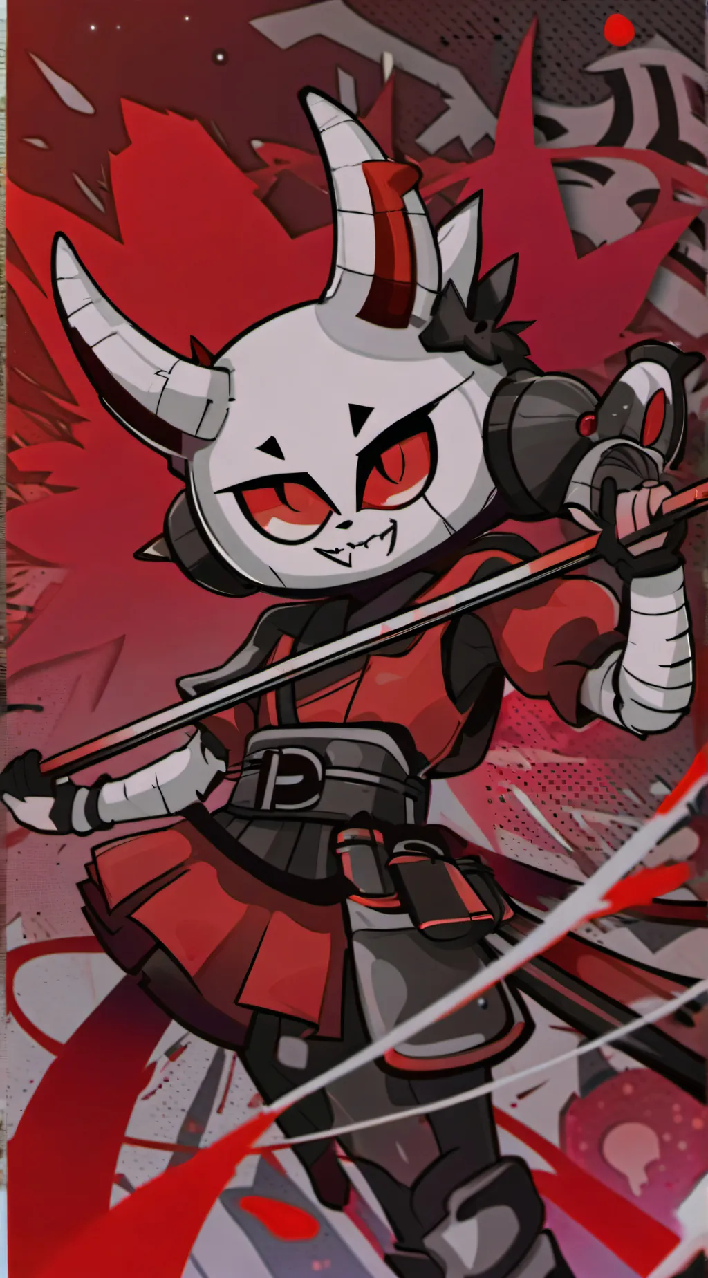 ai character: Angel dust  background