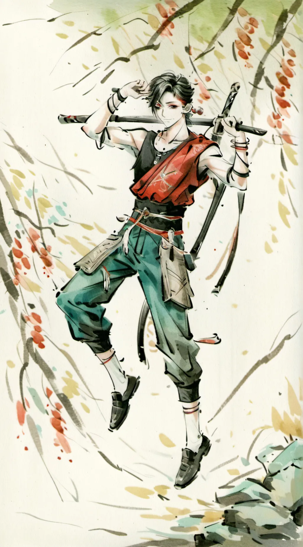 ai character: All girls school background