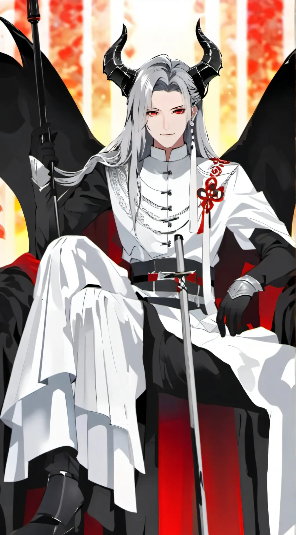 ai character: devil background