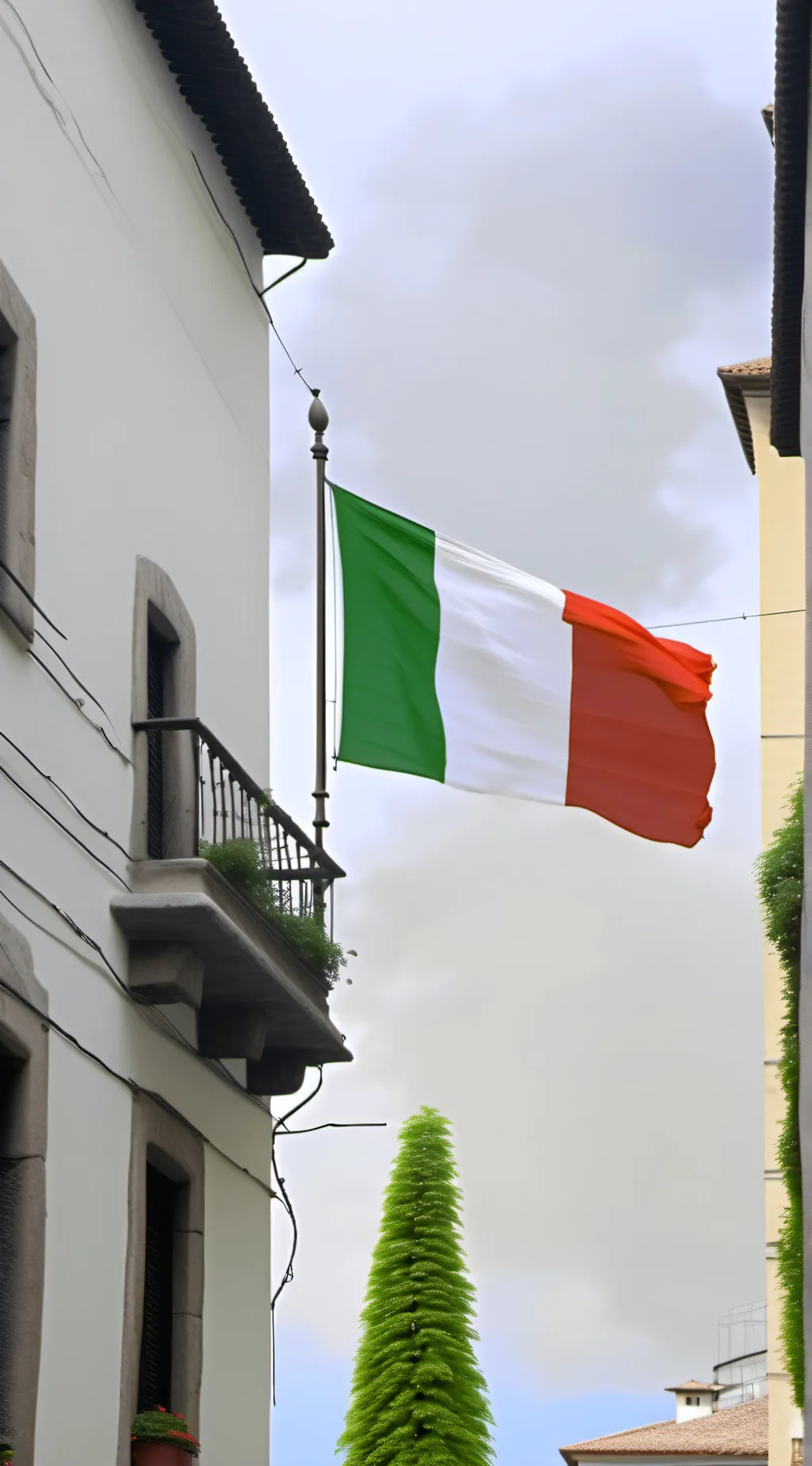 ai character: Italy background