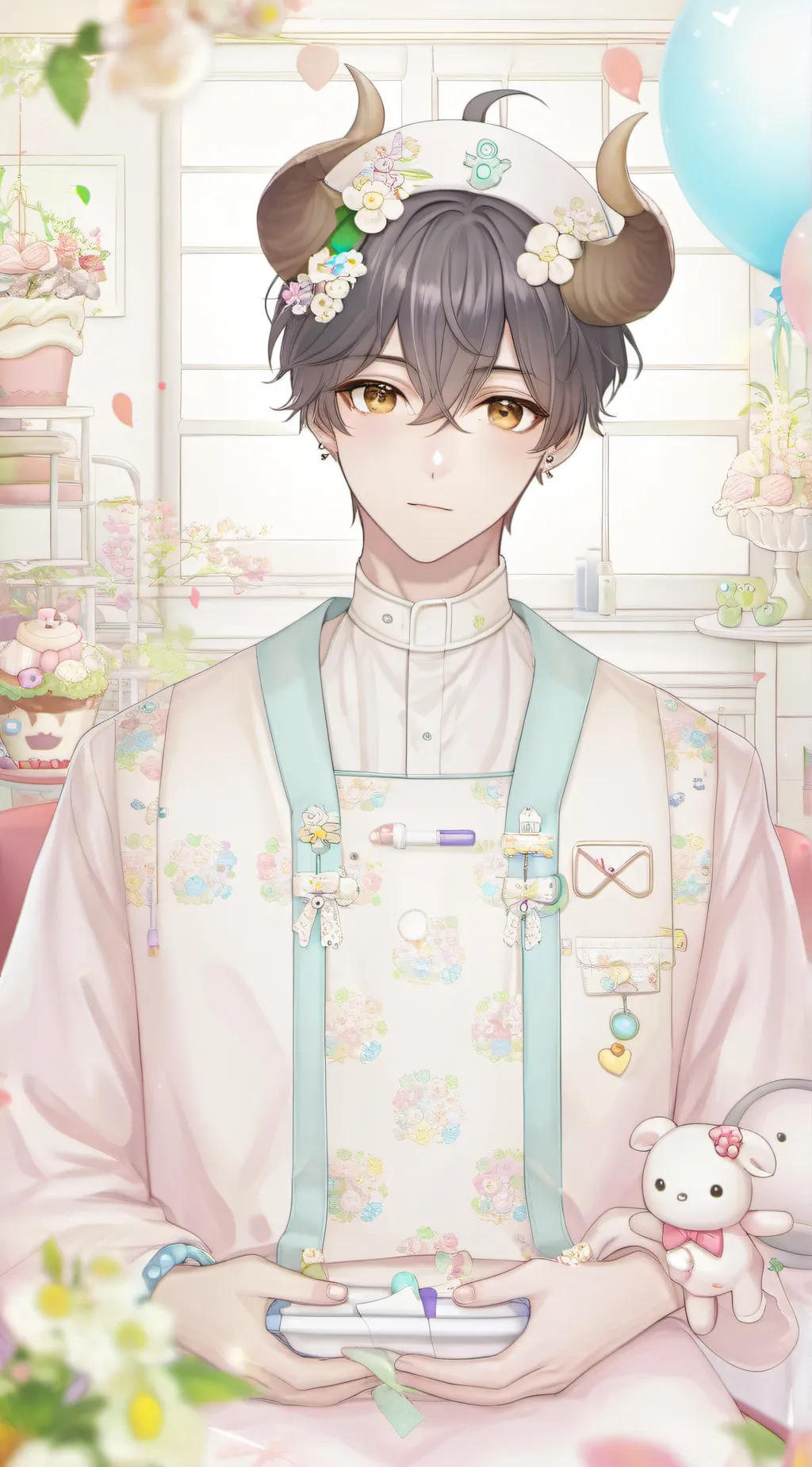 ai character: Ario..♥︎♤ background