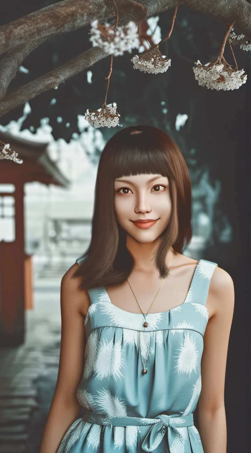 ai character: Hyein하니skibitoi background