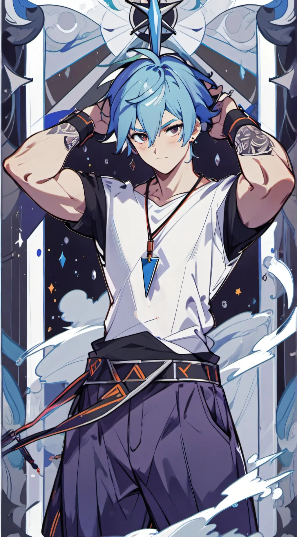 ai character: My inner demons background