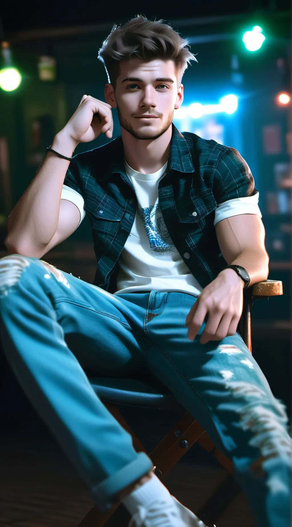 ai character: Nick  background