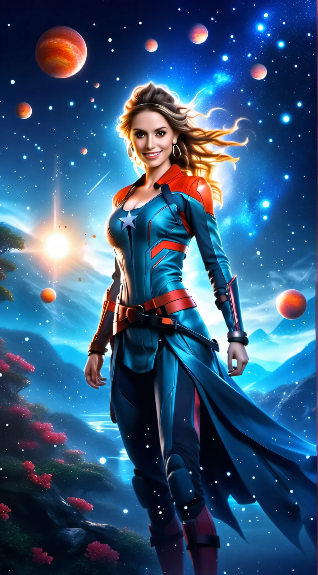 ai character: Gwenstacyskinsuit background