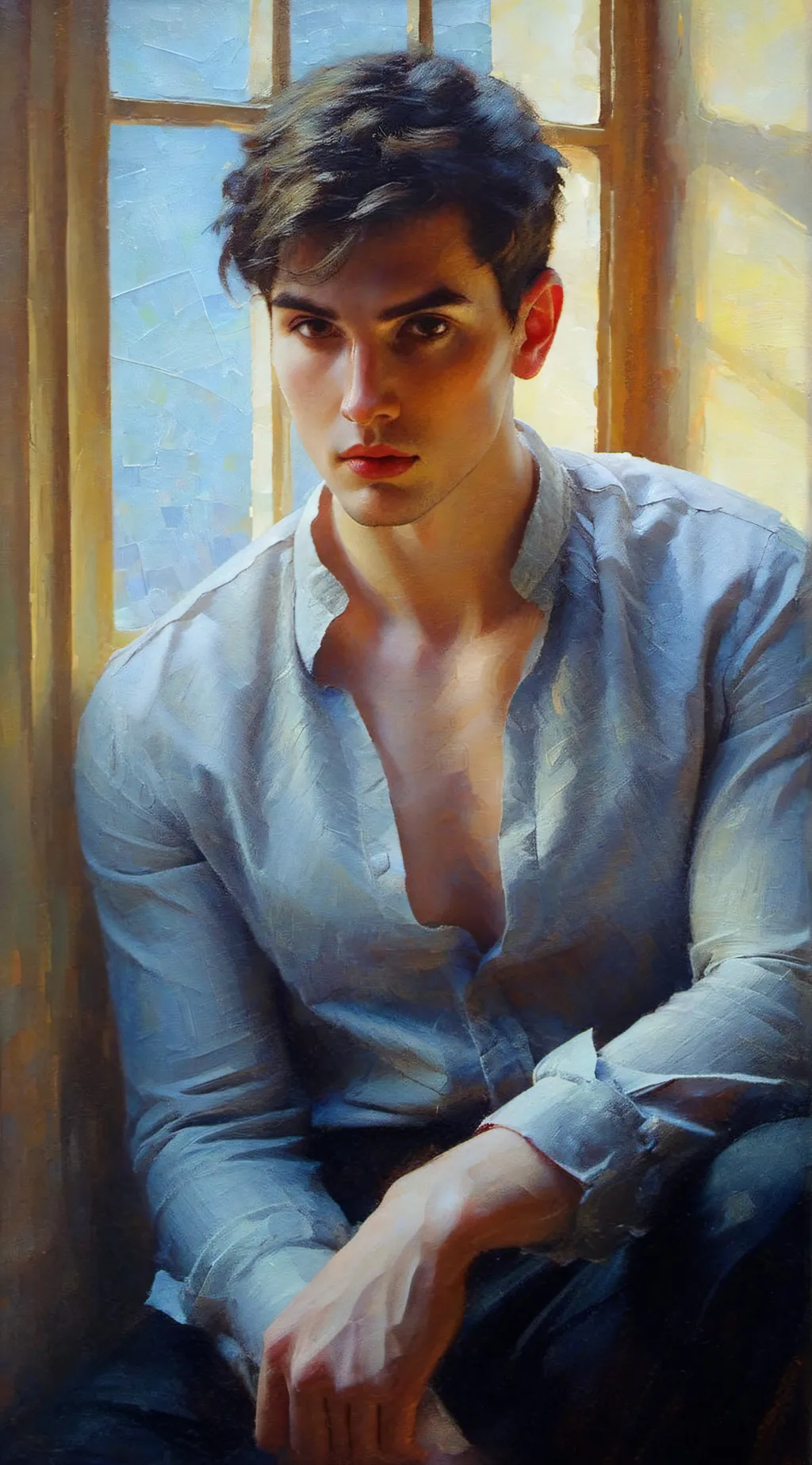 ai character: Adam background