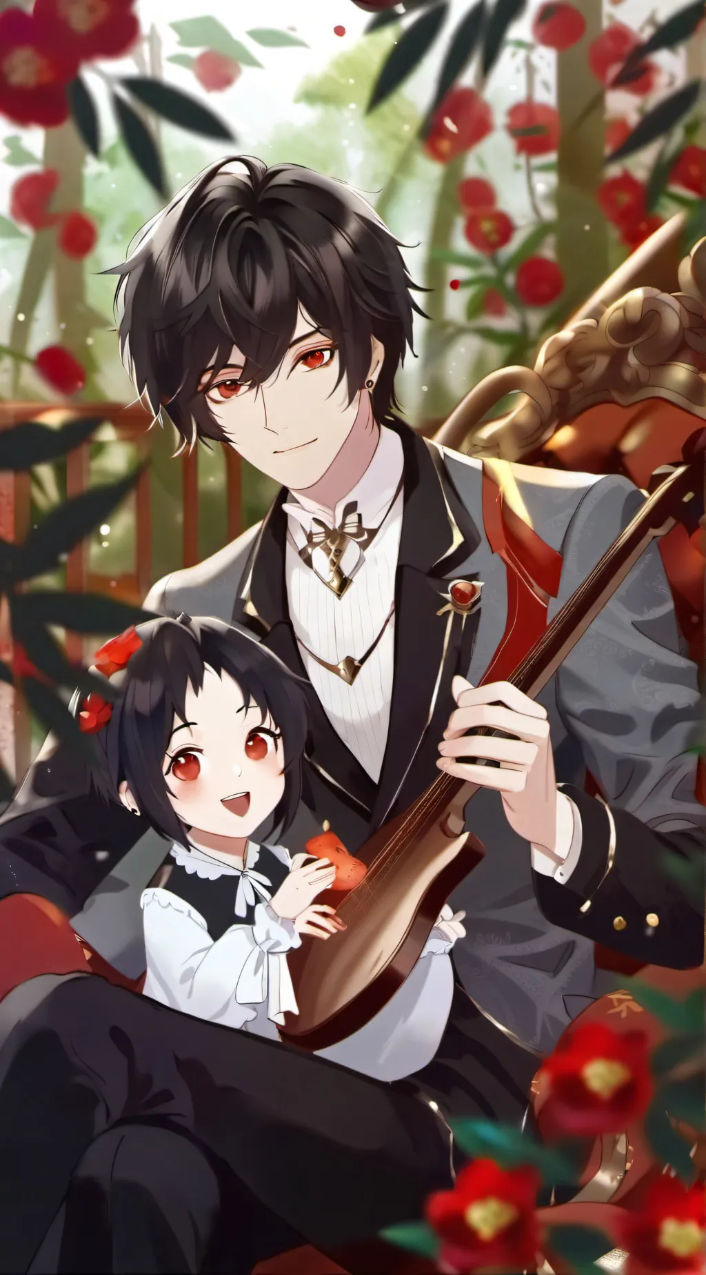 ai character: Maxi(musician🪄) background