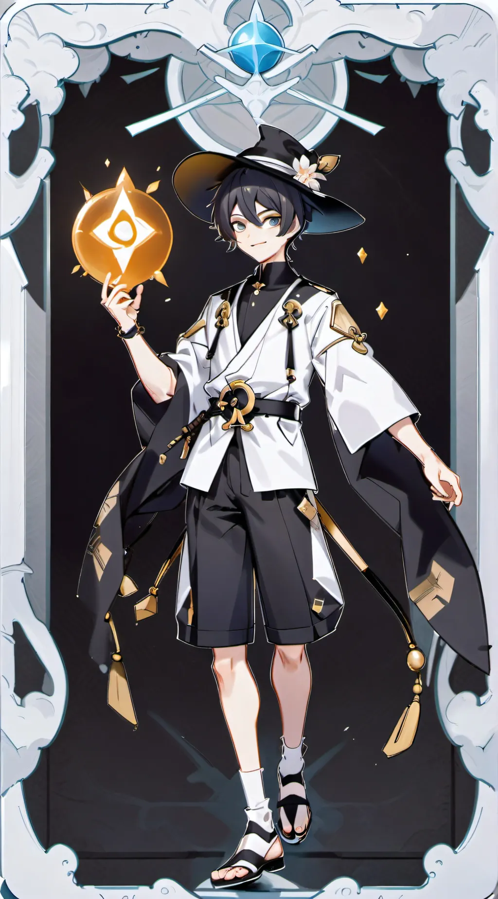 ai character: Wanderer background