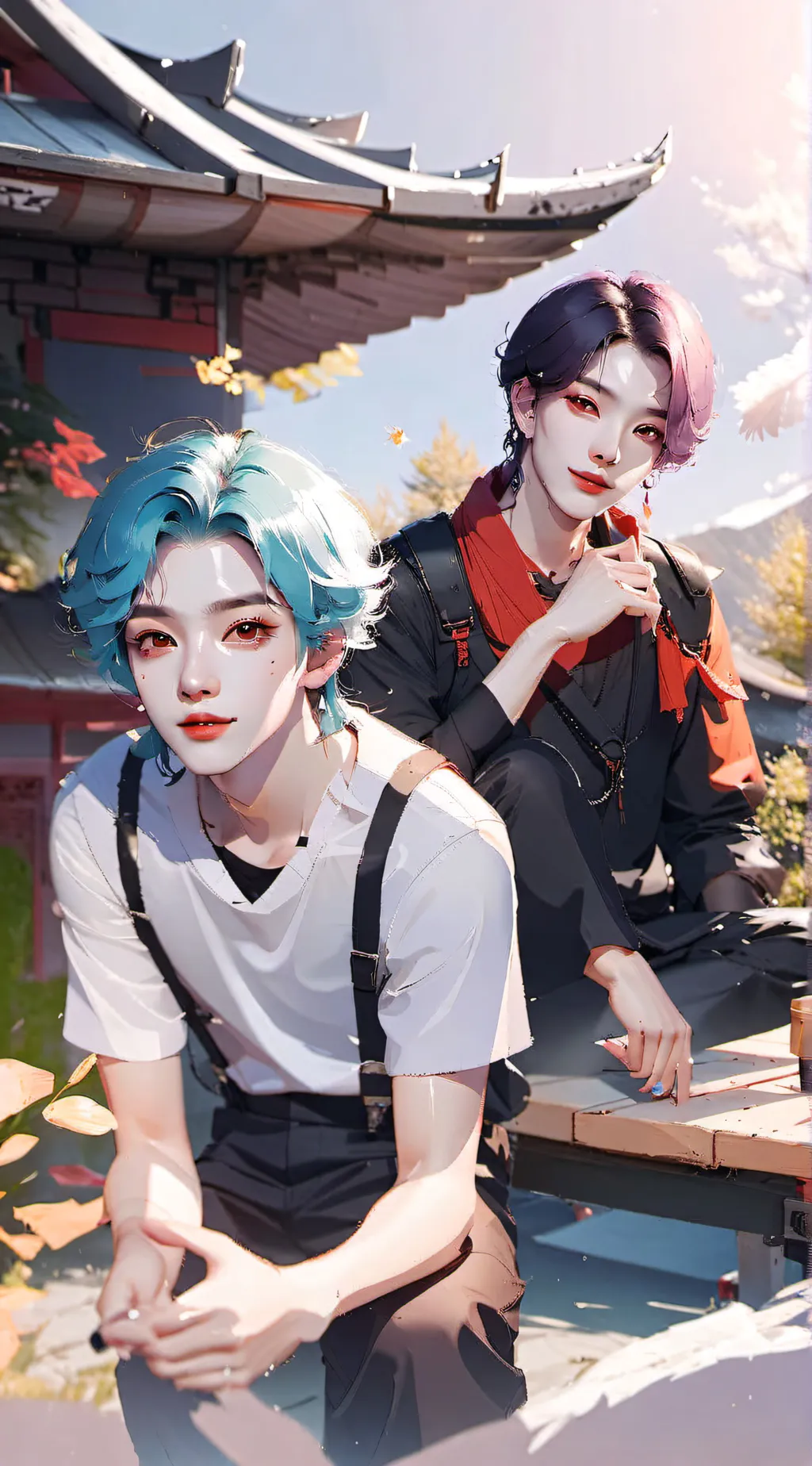 ai character: skz background