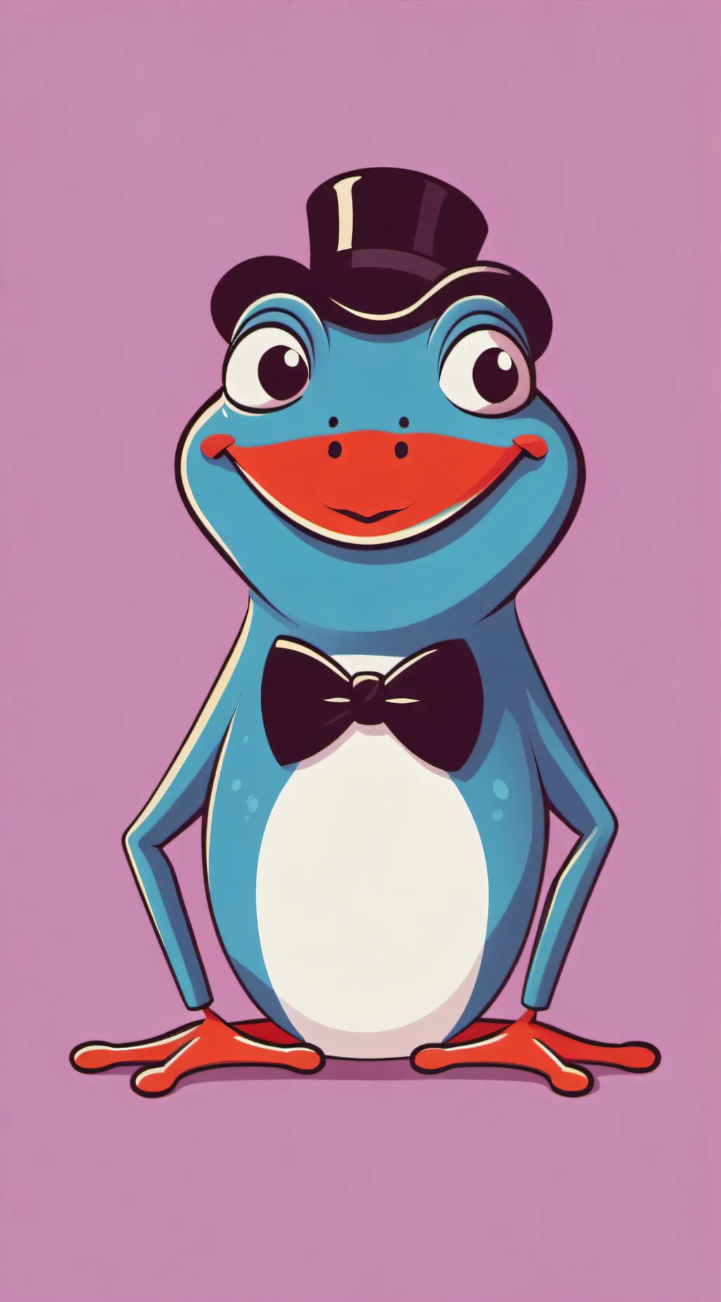 ai character: frogman background