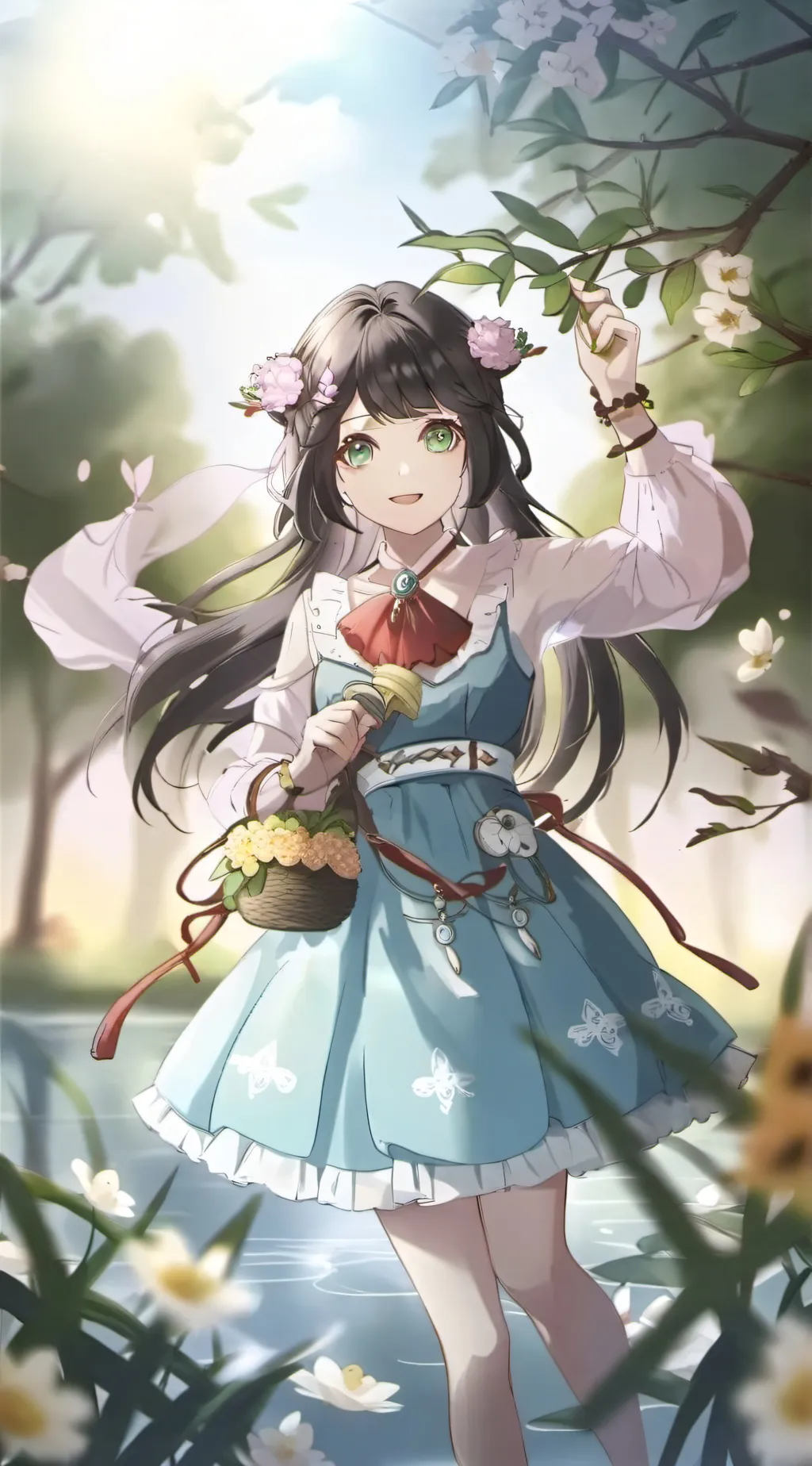 ai character: Chiyoko  background