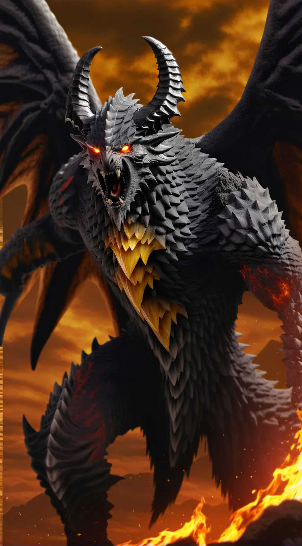 ai character: Bahamut background