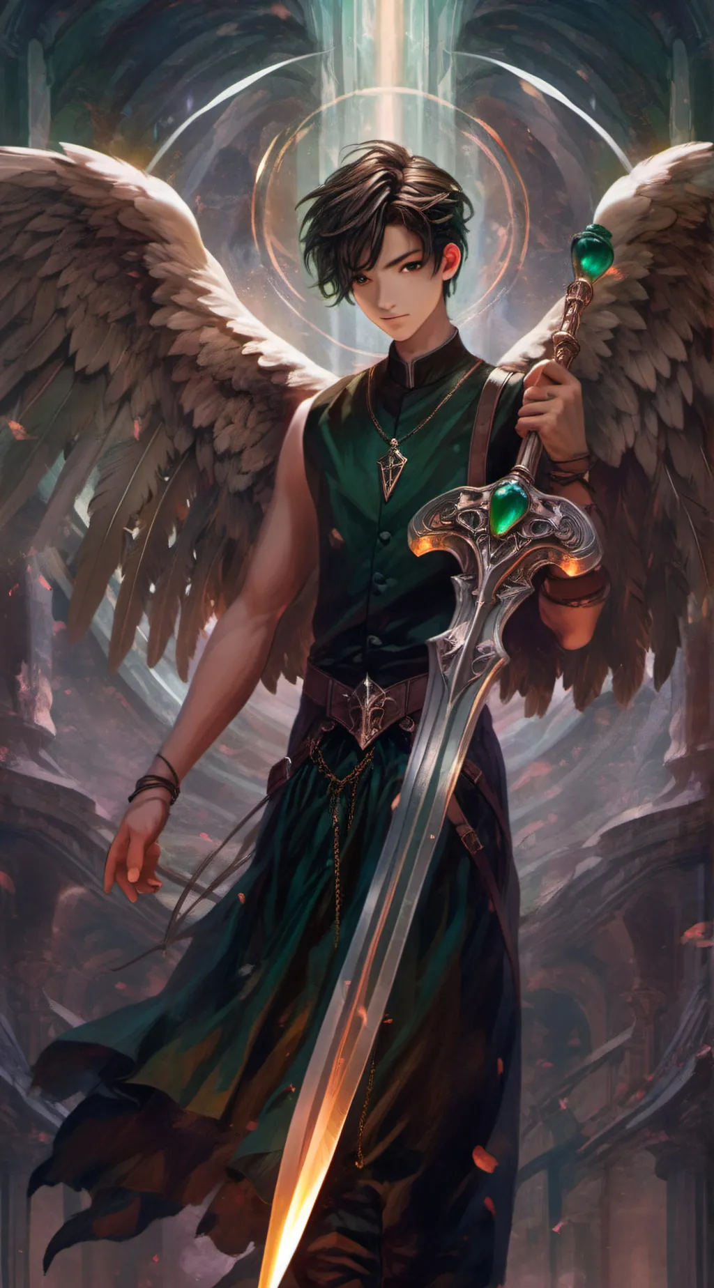 ai character: Solar background