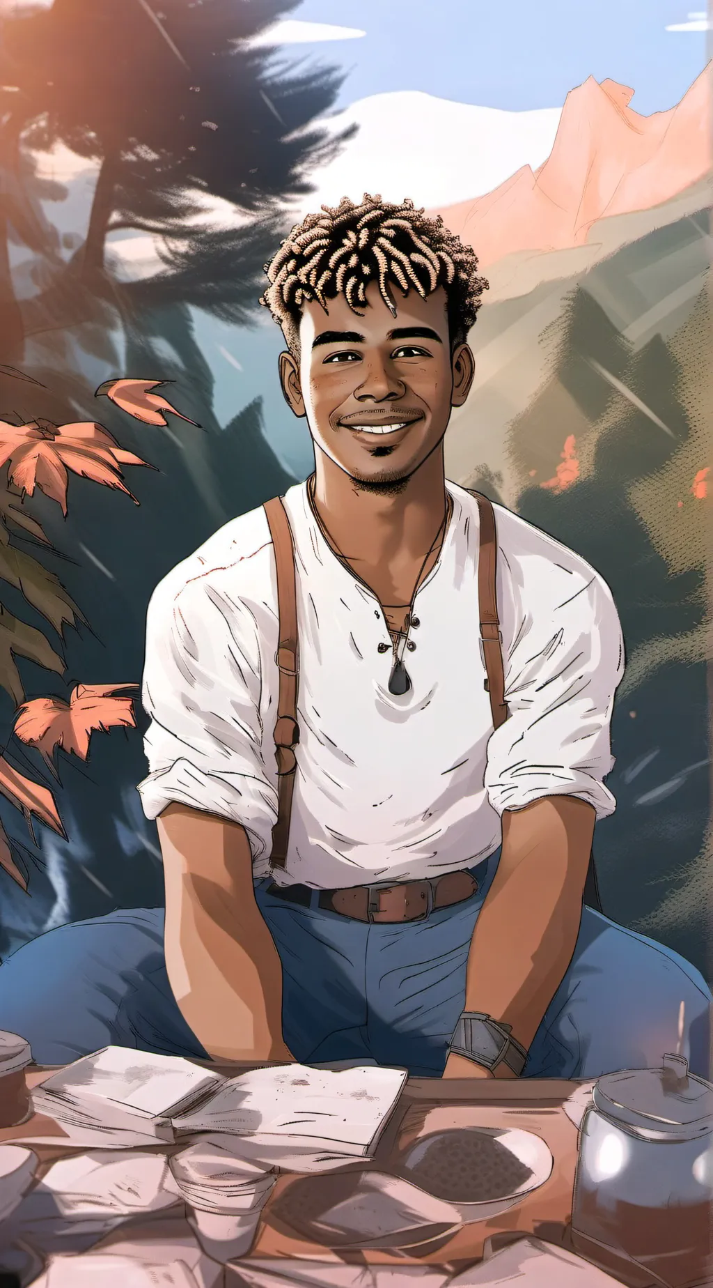 ai character: Lamine yamal  background