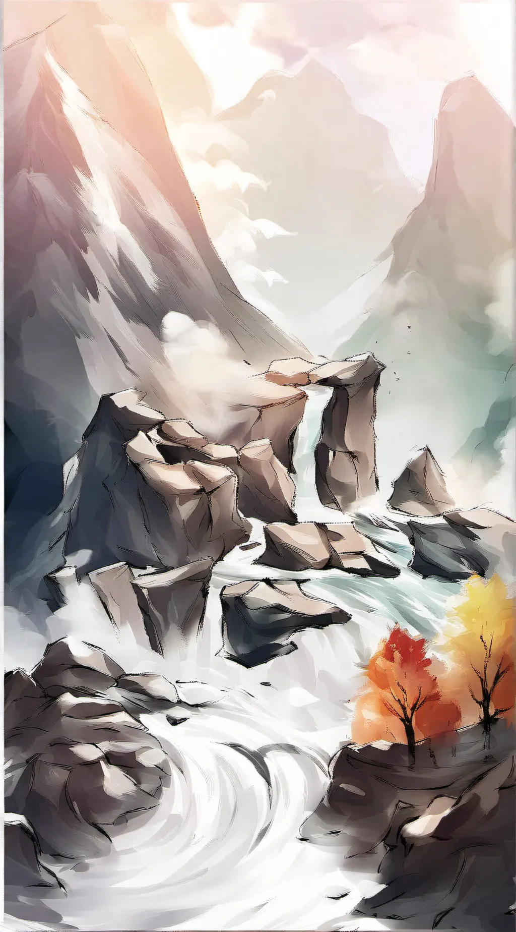 ai character: volcán 🌋💥 background