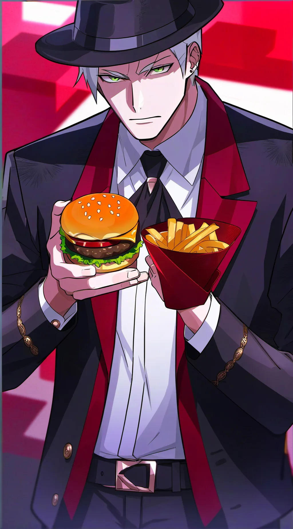 ai character: kindergarten fight background