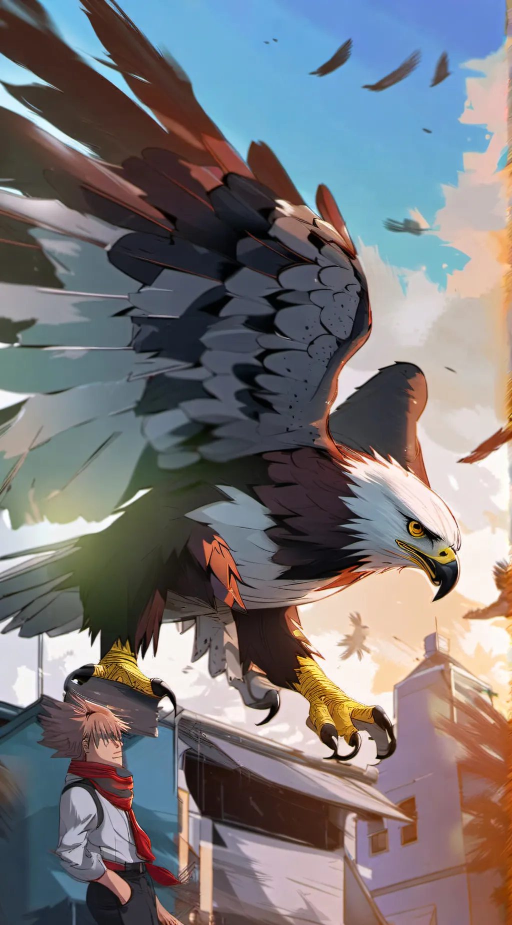 ai character: dustbunny,hotwings background