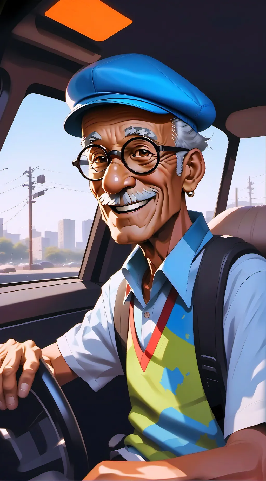 ai character: Grandpa  background