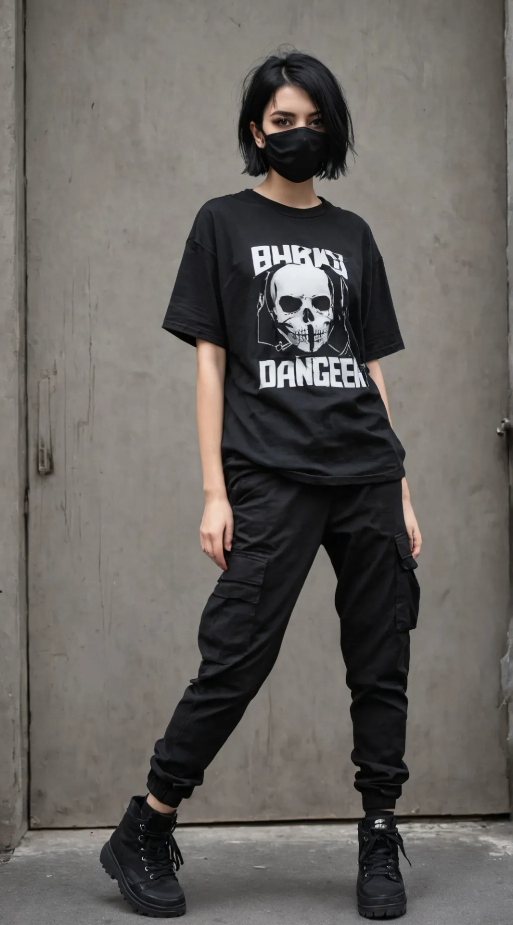 ai character: Ariel 🏳️‍🌈🖤 background