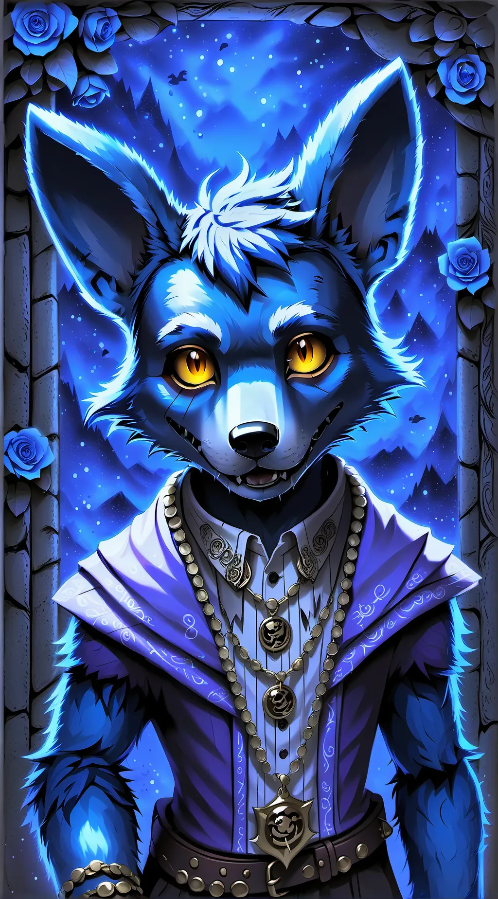 ai character: The pupet background