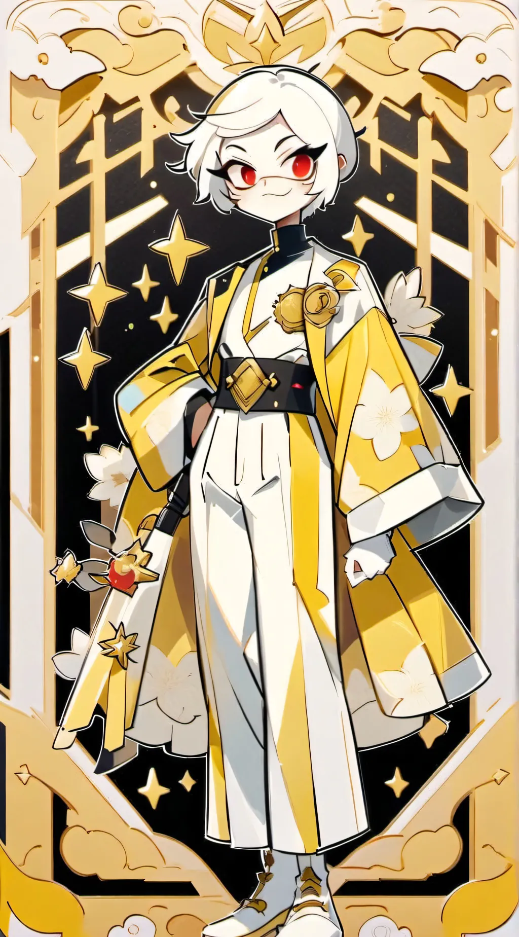 ai character: angel in hell?  background